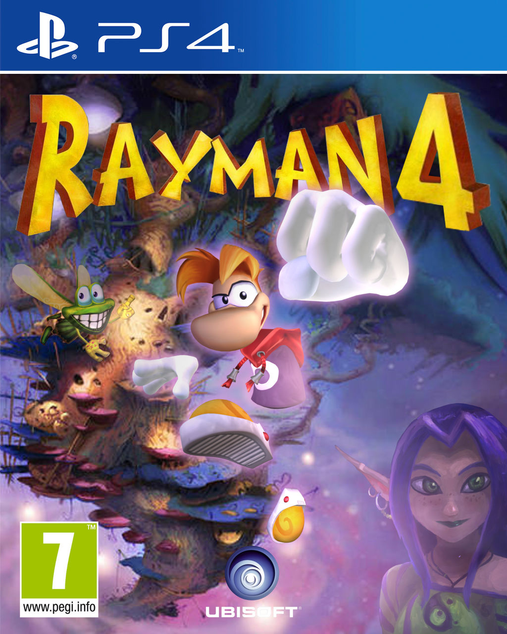 Rayman 4 Box Art 2015 - Fan Made by SquizCat on DeviantArt
