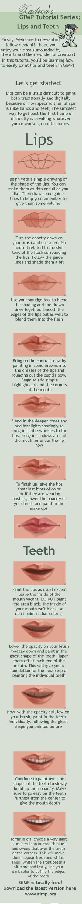 GIMP Tutorial: Lips