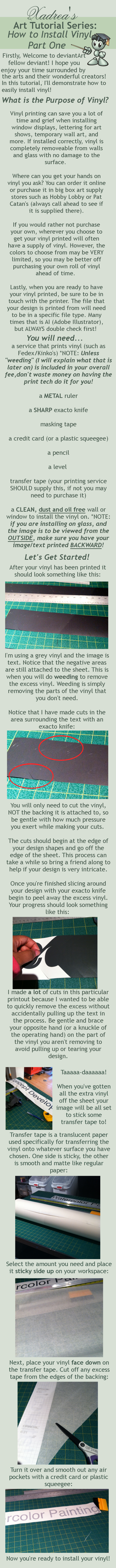 Tutorial: How to Install Vinyl - Part One by Xadrea