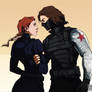 Bucky and Nat [Winter Soldier x Black Widow]