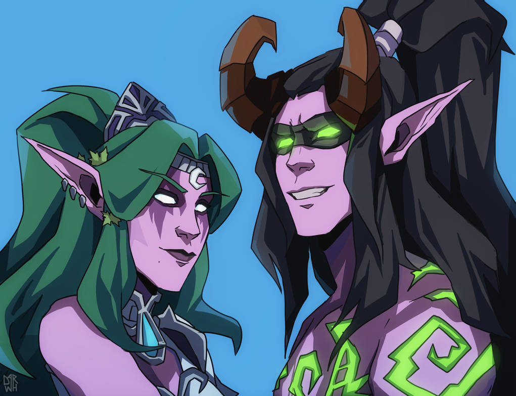Illidan Genji Tyrande Symmetra Overwatch By Darwh On DeviantArt illidan-genji-tyrande-symmetra-overwatch-by-darwh-on-deviantart