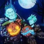 Halloween | Reinhardt and Tracer [Overwatch]