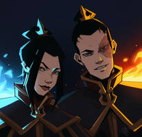 Azula and Zuko [Avatar the last Airbender]