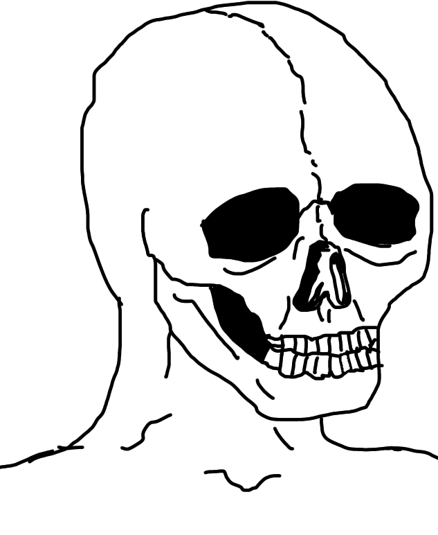 Skeleton Wojak by DoTheBossWay on DeviantArt