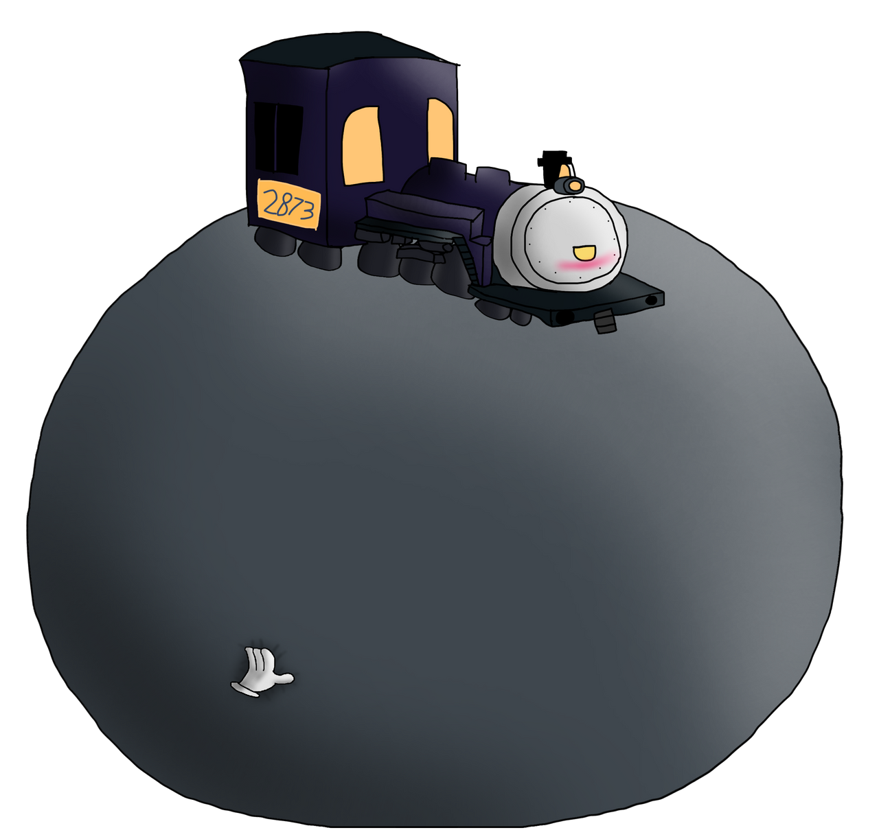 Big bloated train by DoTheBossWay on DeviantArt