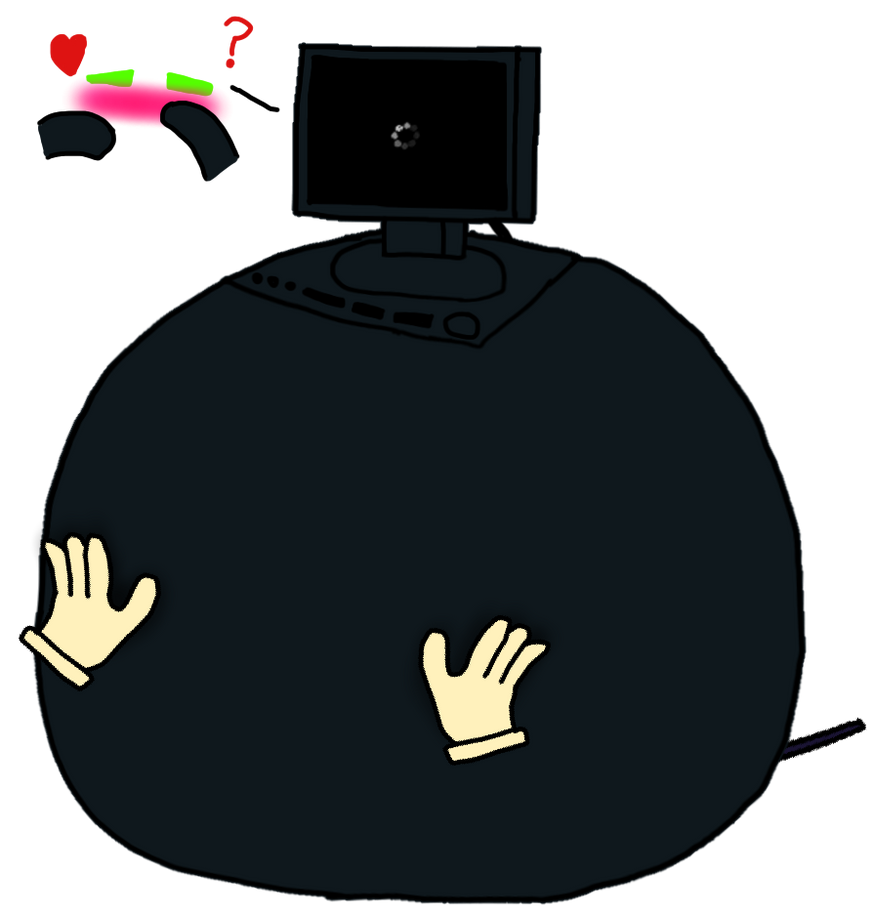 Computer Screen Squishy squishy monitor belly by DoTheBossWay on DeviantArt