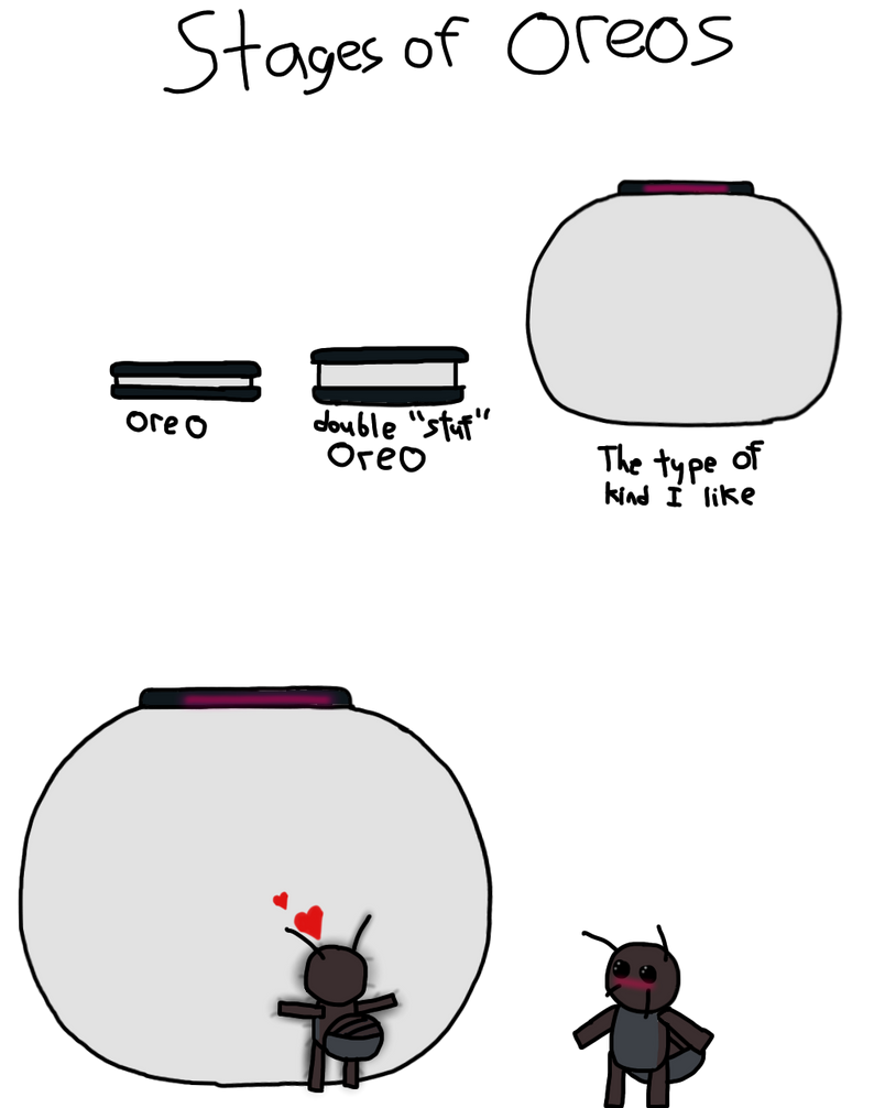 stages of oreo by DoTheBossWay on DeviantArt