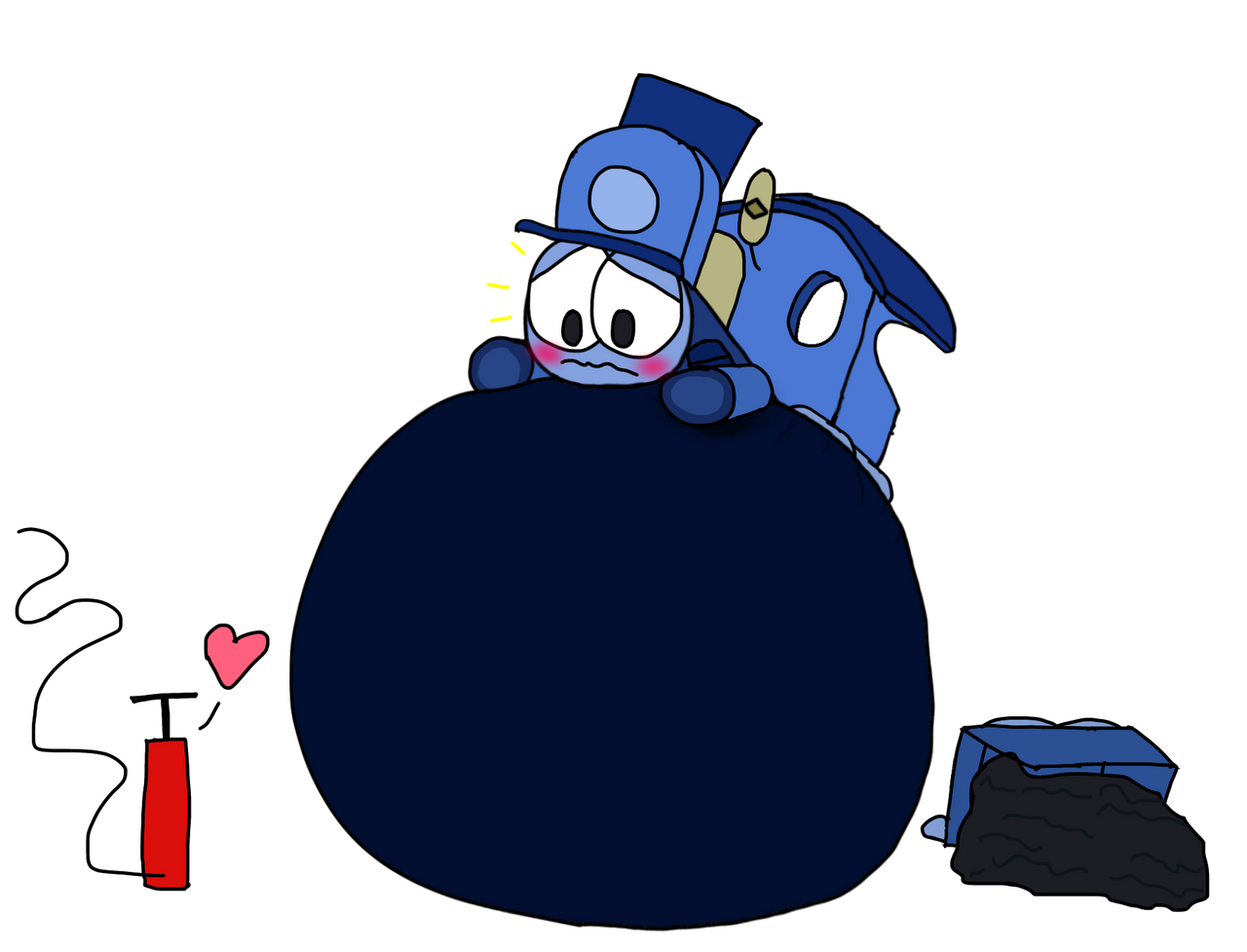 Linus the inflated train 1 by DoTheBossWay on DeviantArt