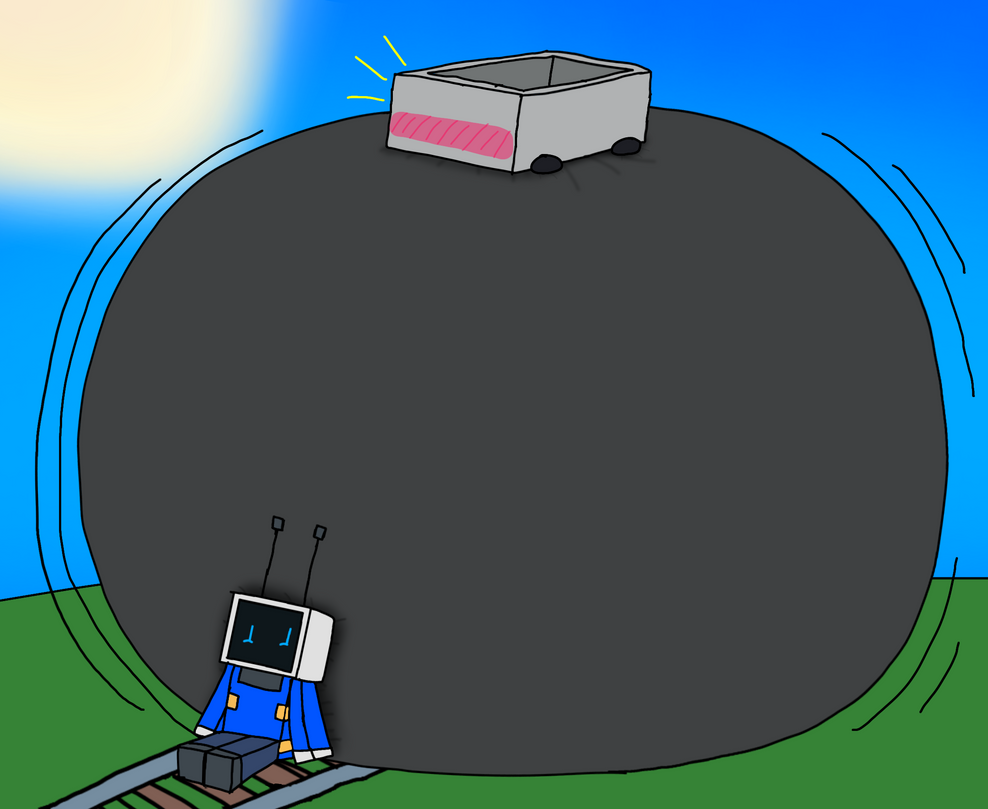 Inflated Minecraft minecart by DoTheBossWay on DeviantArt