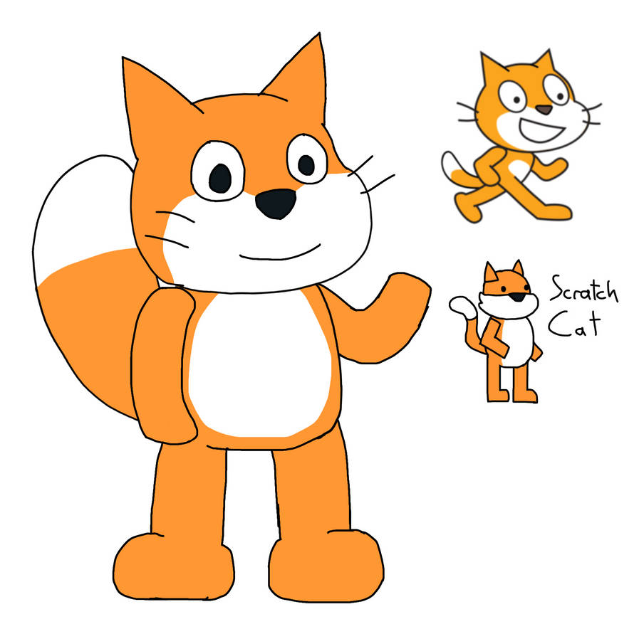 Scratch cat (1 year remastered) by DoTheBossWay on DeviantArt
