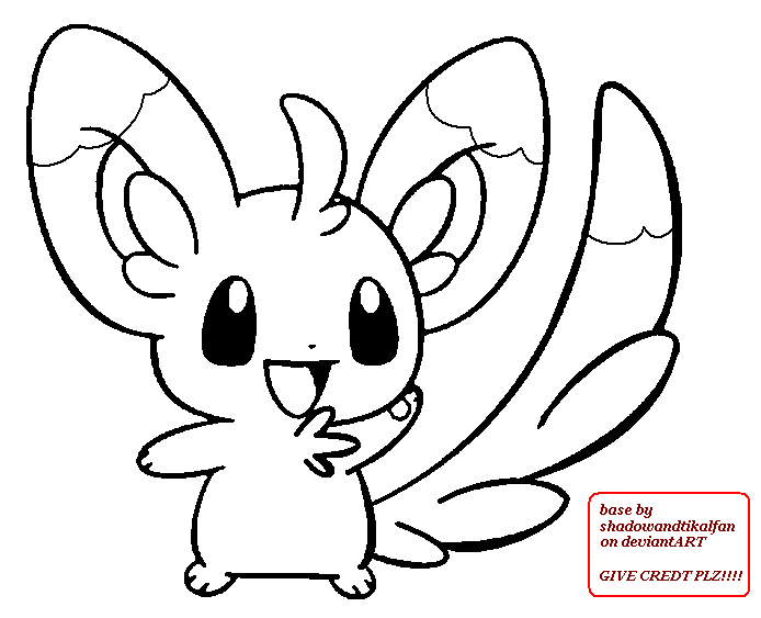 Minccino base/Lineart