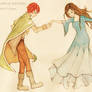 Kvothe and Denna's Modegan court dance