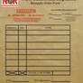 NCR Resupply Form - Fallout New Vegas