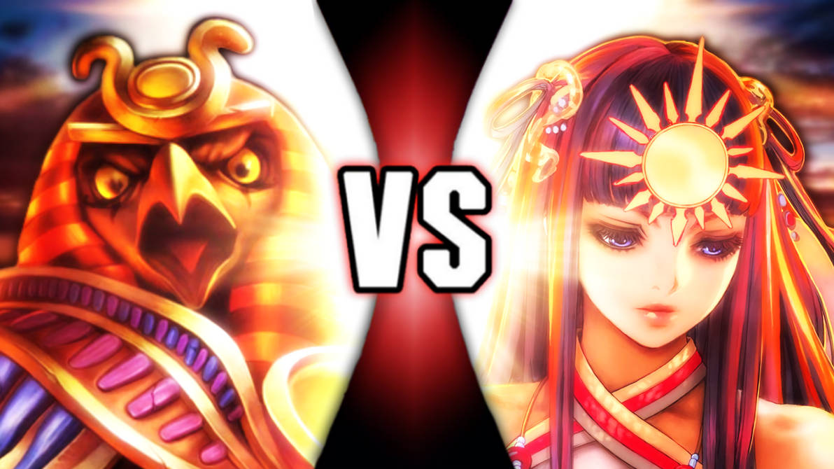 Fear the Sun ~ Ra vs Amaterasu by powerpop3 on DeviantArt Fear the Sun ~ Ra vs Amaterasu by powerpop3 on DeviantArt