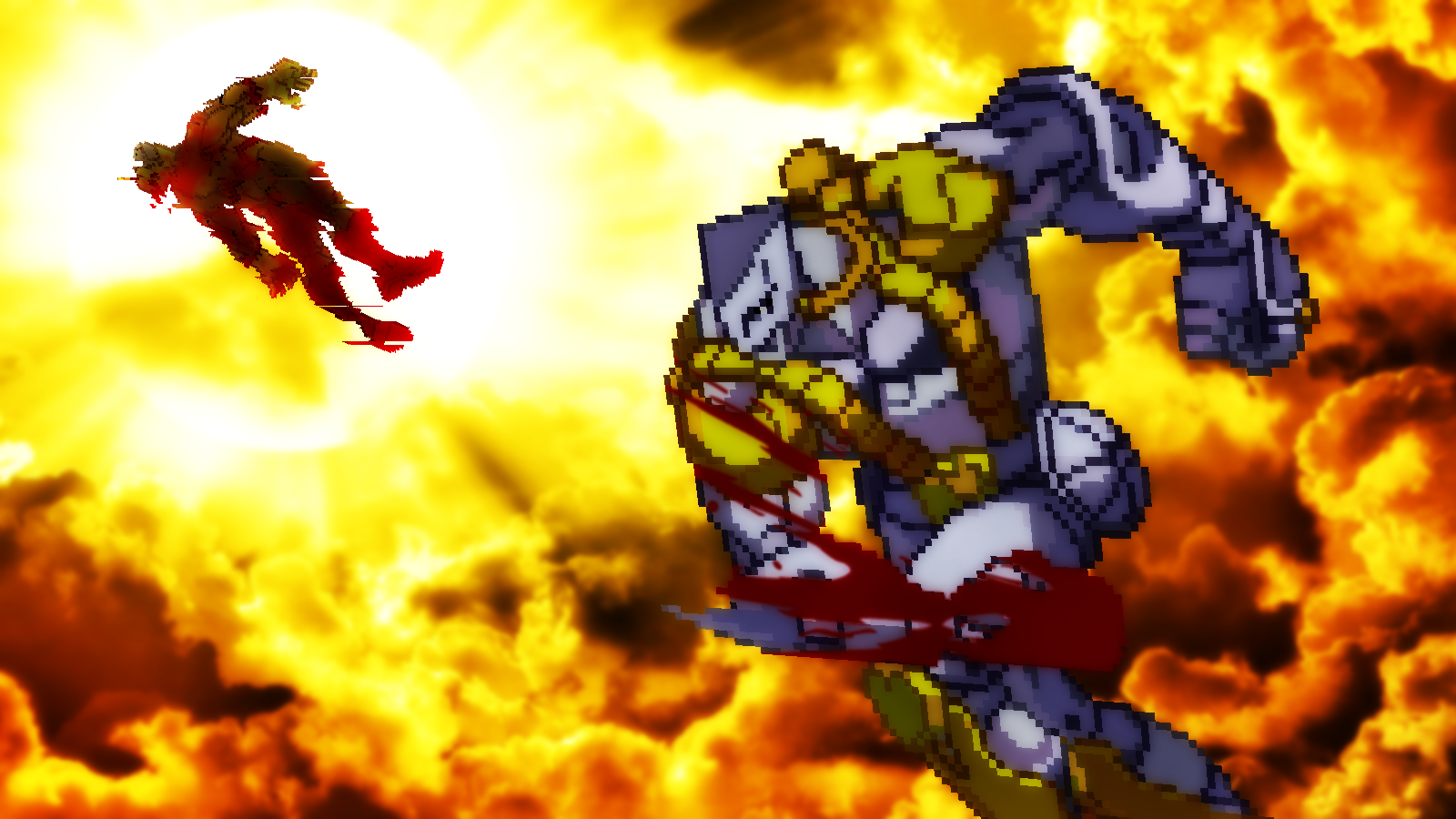 Outrunning God | Reverse Flash vs DIO ending 2 by powerpop3 on DeviantArt