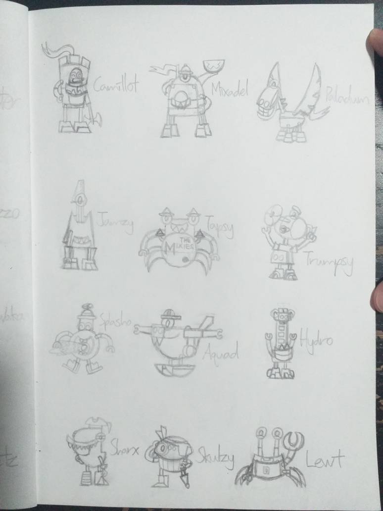 Mixels Character Design Sketches of Mixels (Part 5 of 7) by Eggy543 on DeviantArt