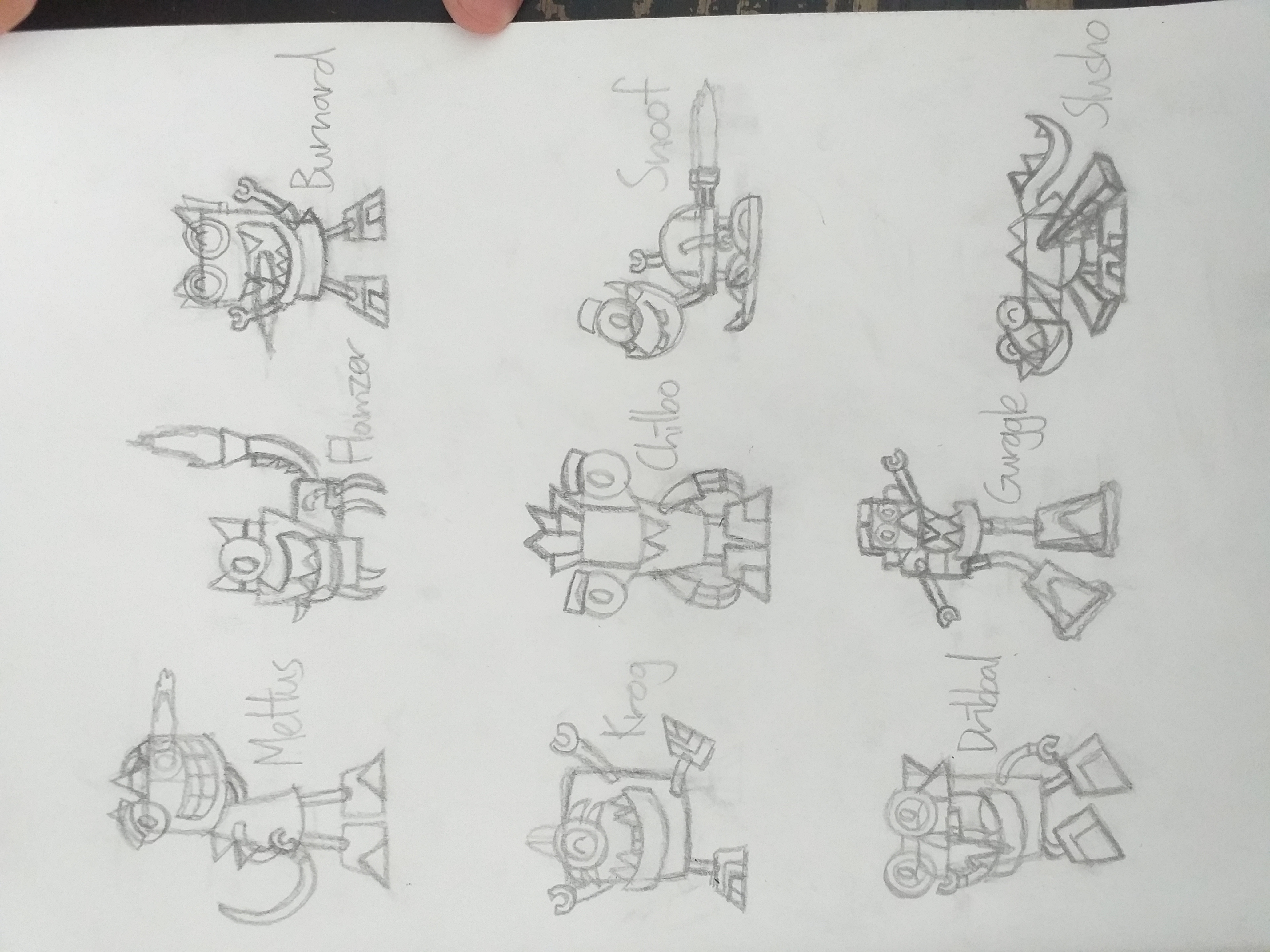 Mixels Character Design Sketches of Mixels (Part 7 of 7) by Eggy543 on DeviantArt