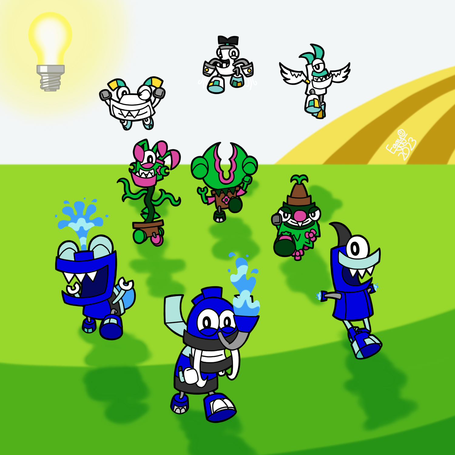 Mixels Character Design Let's Go Exploring! (Mixels Series 0 Fanart) by Eggy543 on DeviantArt
