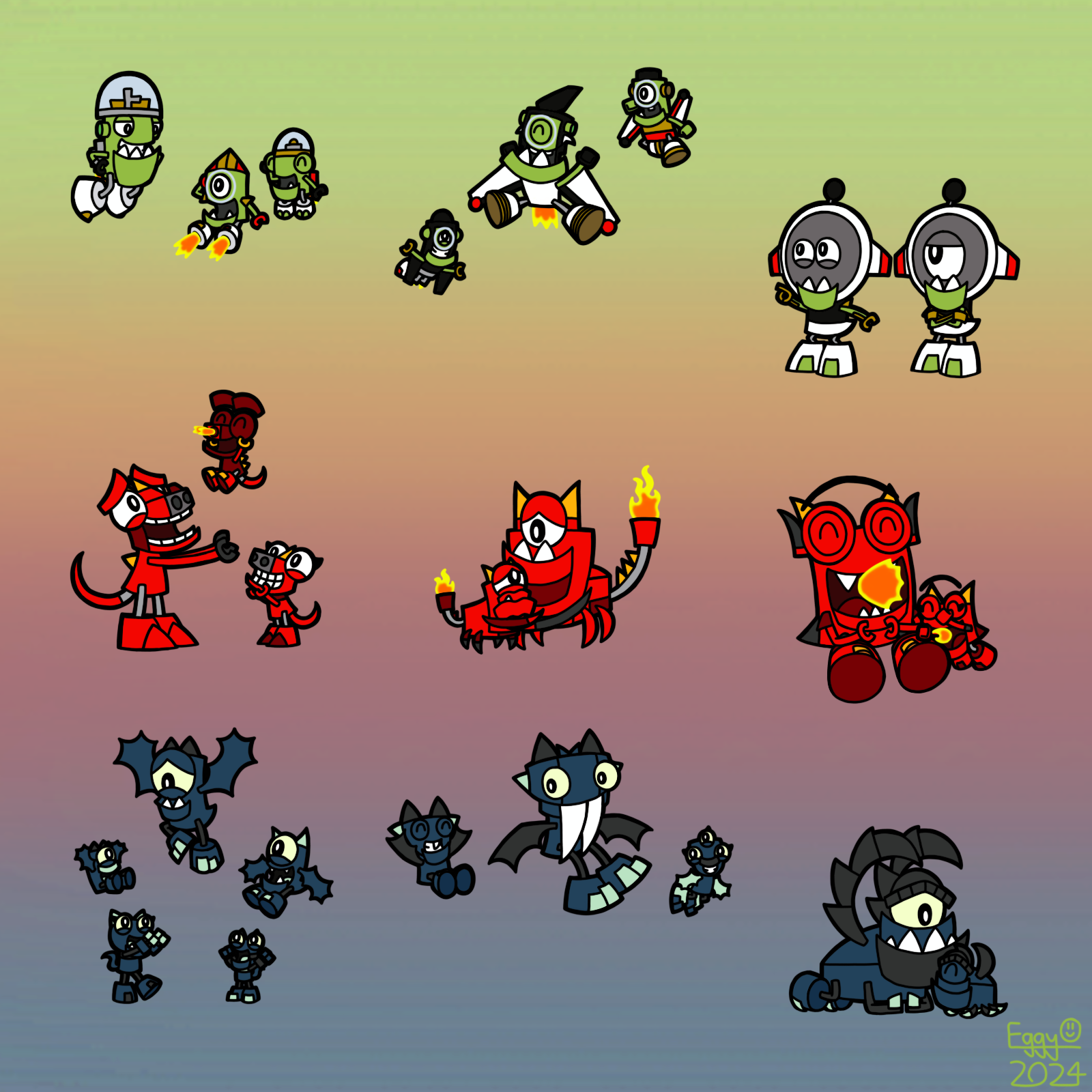 Mixels Animal Deviantart The Series 4 Mixels and their Children by Eggy543 on DeviantArt