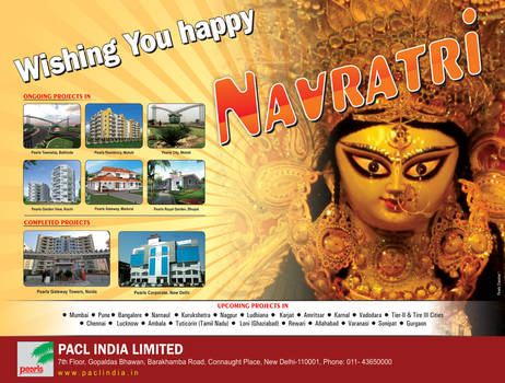 Navratri Half Page Creative