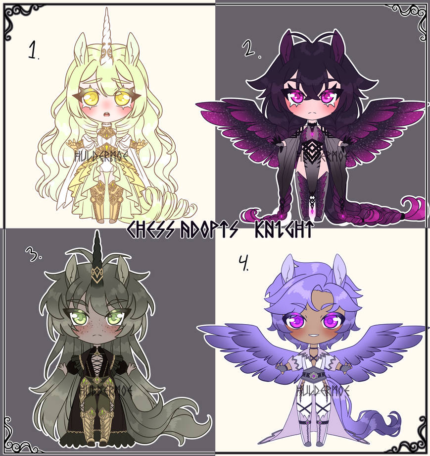 Deviantart Chess Knight Chess adopts: Knight (2/4) by HulderMoe on DeviantArt