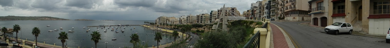 pano from a maltese hotel