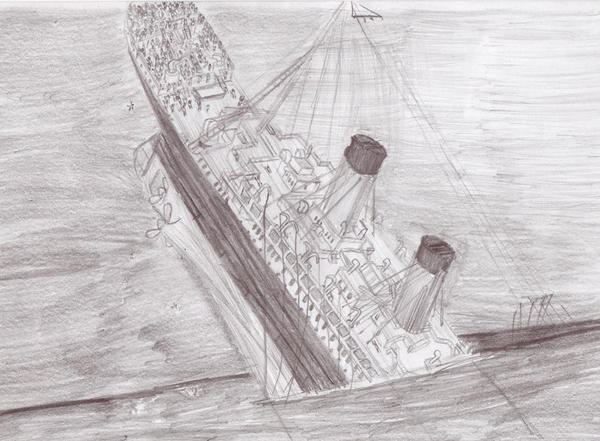 Titanic Sinking By Genbe89 On Deviantart