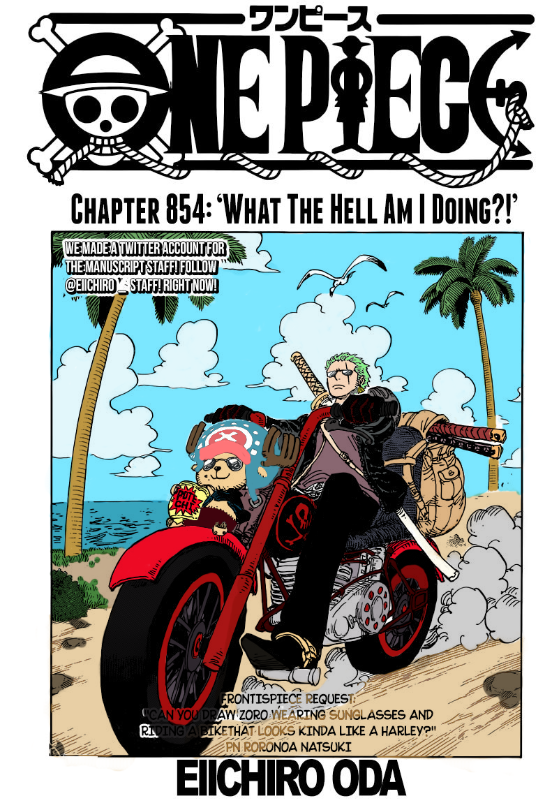 One Piece 854 Cover By Zoeyhime On Deviantart