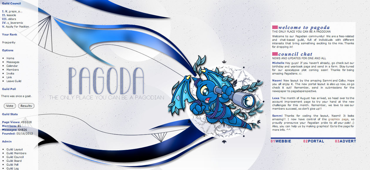Guild Layout Guild Layout CSS by veggiewraps on DeviantArt