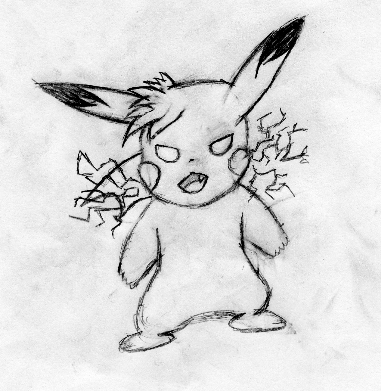 Evil Pikachu (Sketch 1)