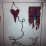 Heart and Window Original Cross Stitch