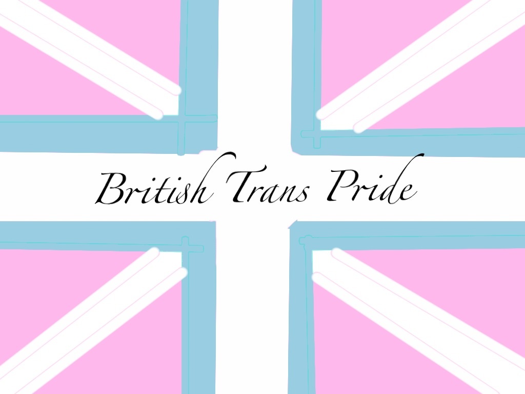 Union Jack trans pride flag