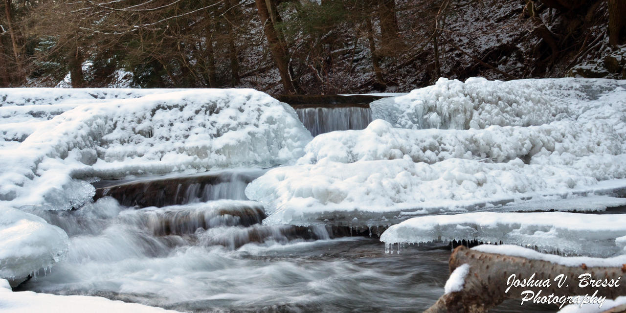 frozen waterfall