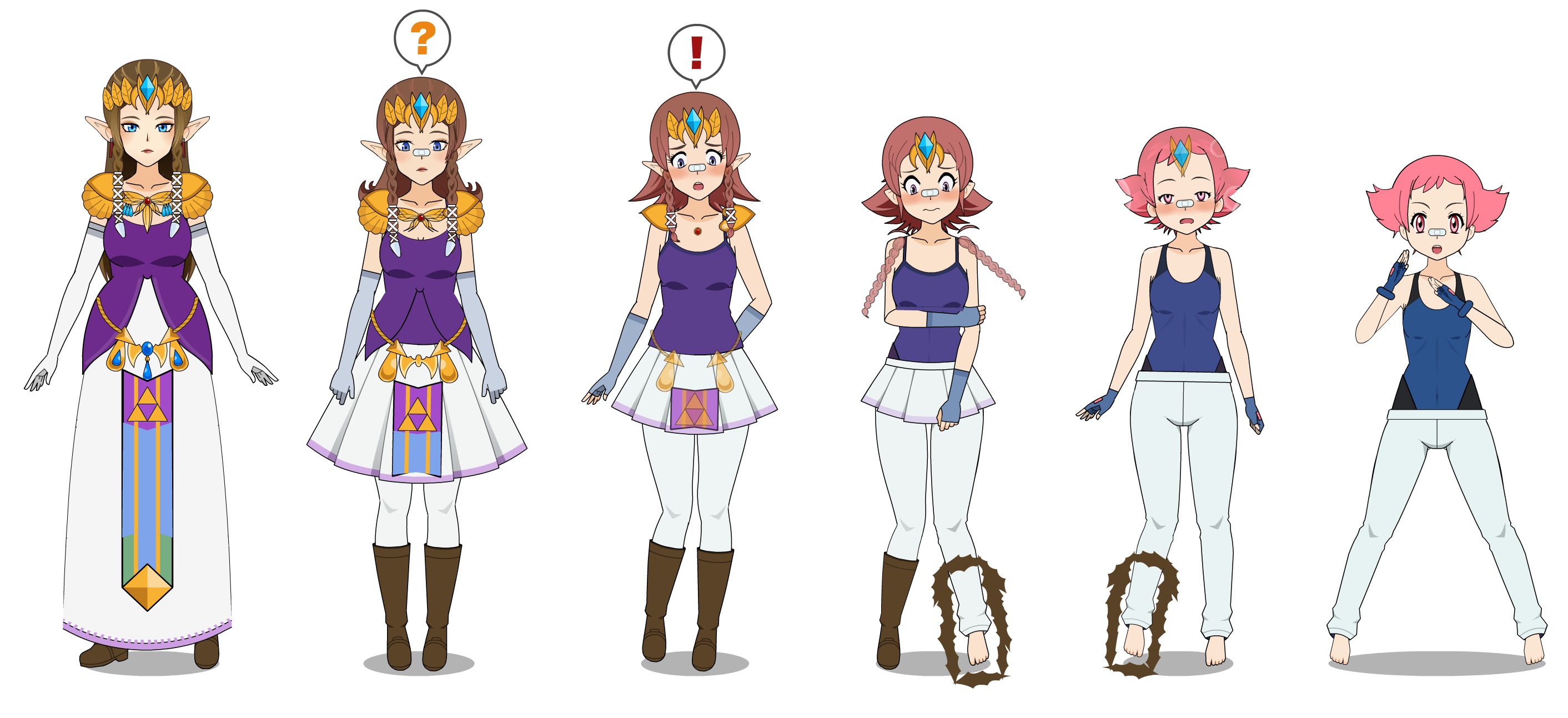 Linktober 2023 #14.5: Zelda to Maylene TF by LazyUsername1 on DeviantArt
