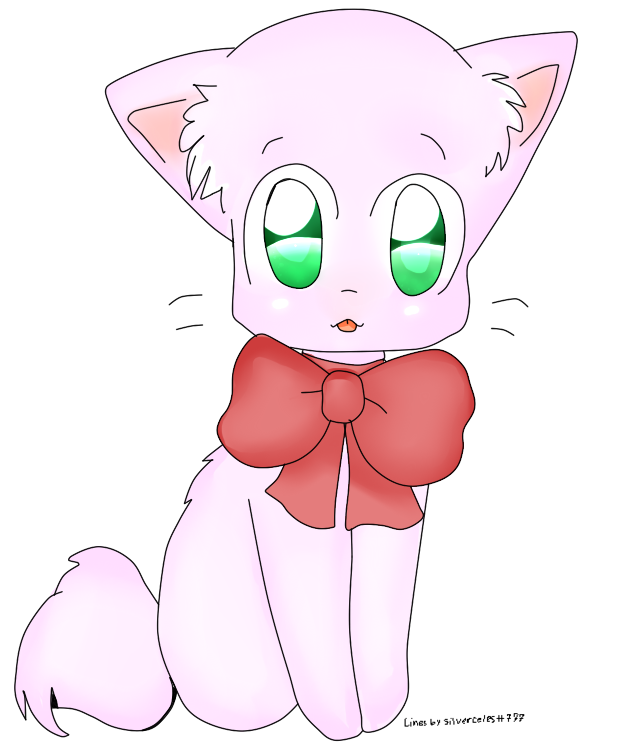 color cat with base