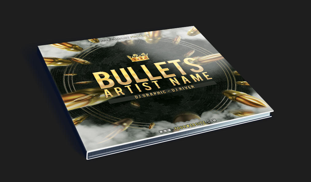 Bullets Mixtape CD Cover Template by KlarensM on DeviantArt