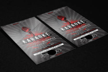 Karaoke Night Flyer Template PSD File