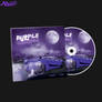 Purple Lamborghini CD Cover Artwork PSD Template