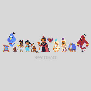 Aladdin Pixel Art