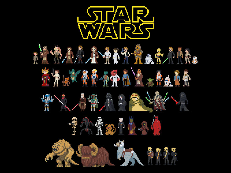 Gangs wars pixel. Пиксель арт Звездные войны. Звездные войны по пикселям. Star Wars Pixel Sprite. Star Wars пиксели.