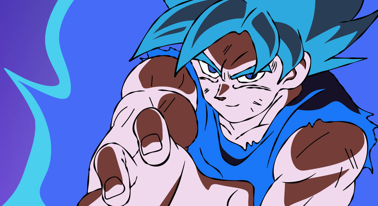 Bakarott on X: BLUE GOKU #Dragonball #Goku #kamehameha   / X