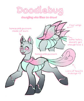 Doodlebug First Concept Colored [MLP OC]