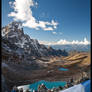 Gangla Karchung from the pass