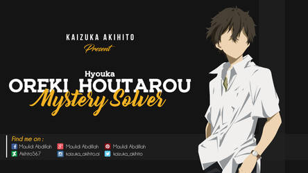 Wallpaper Oreki Houtarou