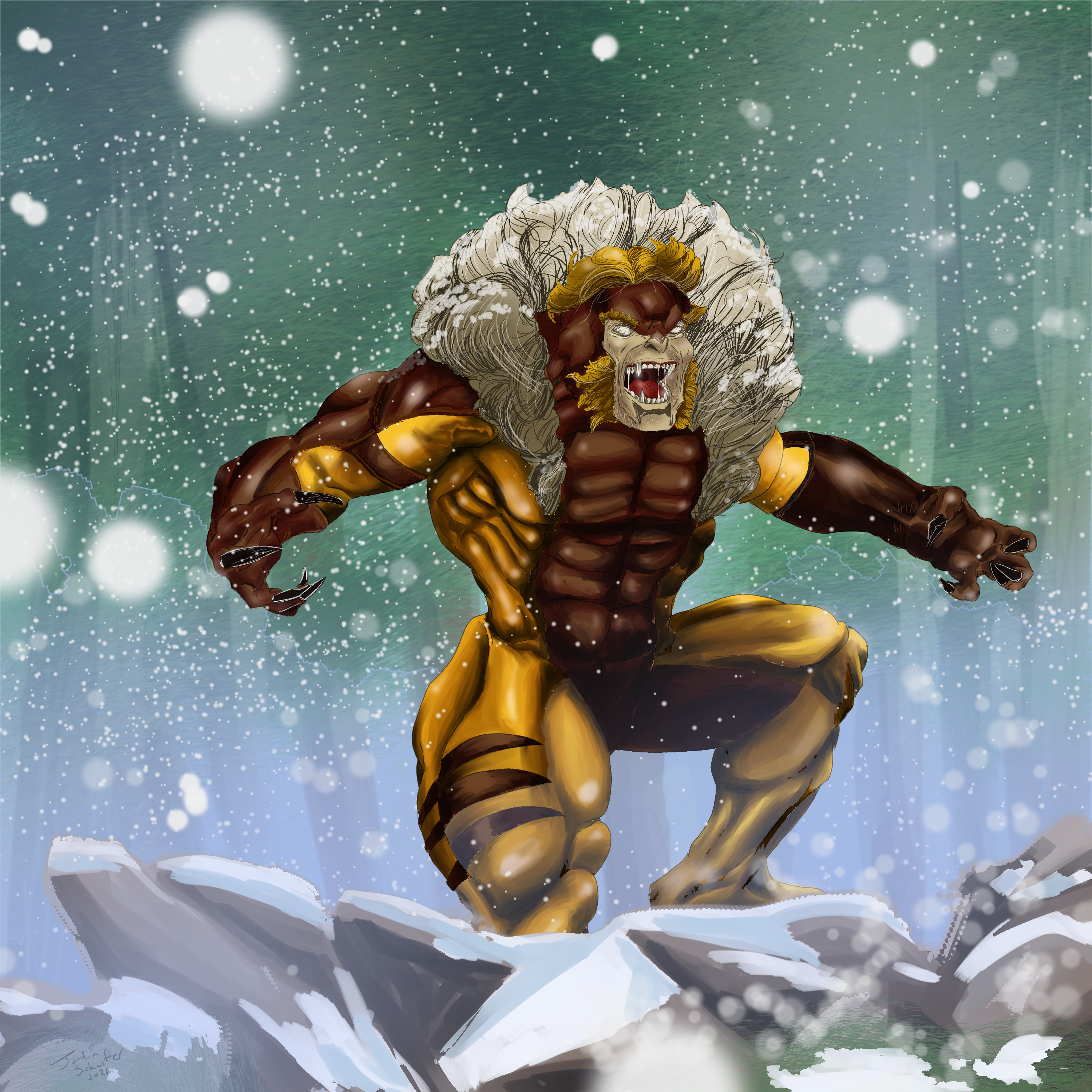 Sabertooth Dear Sabertooth by JordanSchaefer on DeviantArt