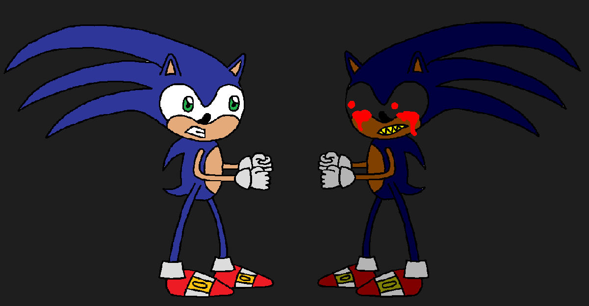Sonic vs Sonic exe by WeAreTheBestEver on DeviantArt