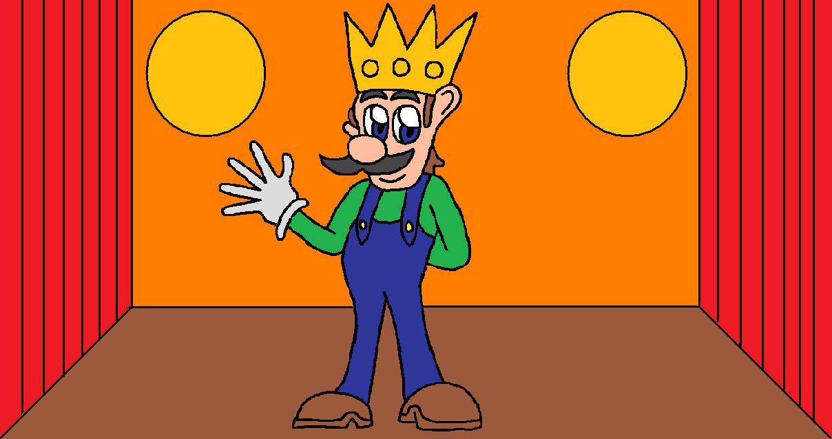 Luigi wins by doing absolutely nothing by WeAreTheMostAwesome on DeviantArt