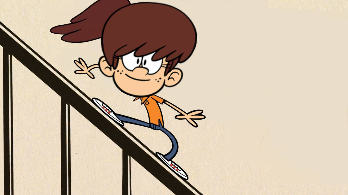 Lynn Loud Jr Sliding stairs (Lincoln Outfit) by LynnColn4 on DeviantArt