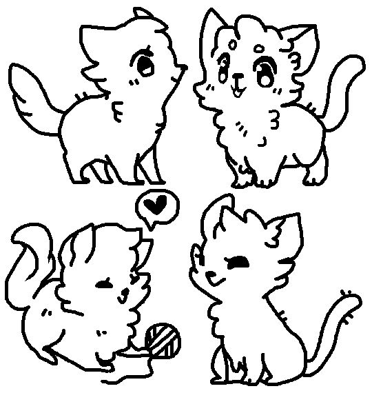 CAT BASES by ariamisu on DeviantArt