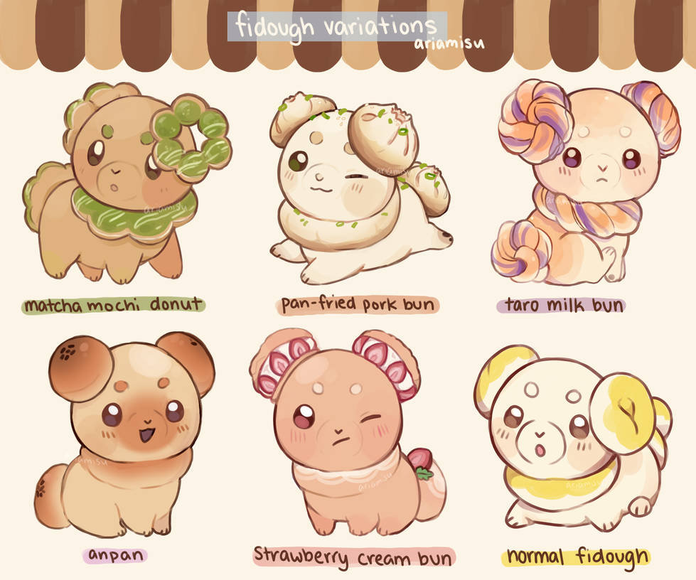 Fidough Variations By Ariamisu On DeviantArt fidough-variations-by-ariamisu-on-deviantart